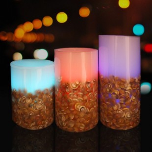 Led Candle, L-Y75100125150BKX-3HTK