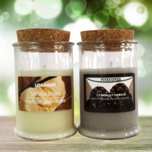 Glass Jar Candle, JBL-Y605886GR