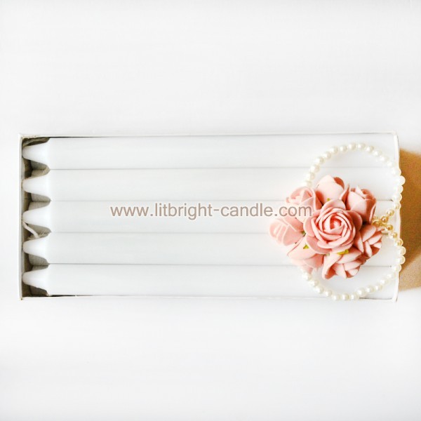 WHITE HOUSEHOLD CANDLE